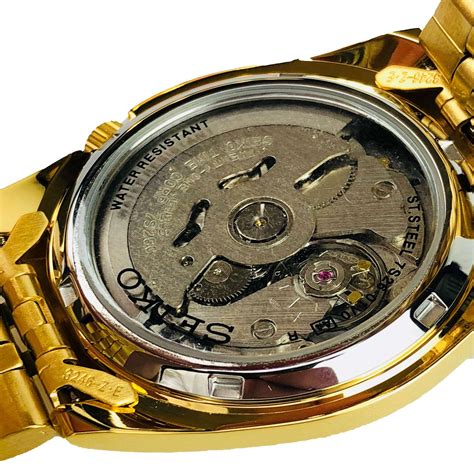 men gold chronograph watch automatic.